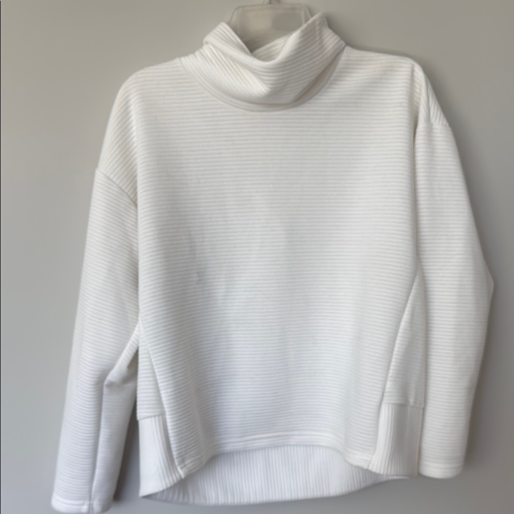 Women's White Turtleneck Sweater